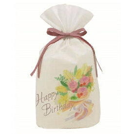 Z＆K｜ゼットアンドケイ ギフトバッグハッピーバースデー M [400×265×D130mm] ホワイト 11-261