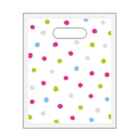 Z＆K｜ゼットアンドケイ イージーバッグ [200×180mm] ドット(ホワイト) 20-071