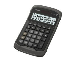 CASIO｜カシオ 防水・防塵電卓 ブラック WM-320MT-BK-N [12桁]