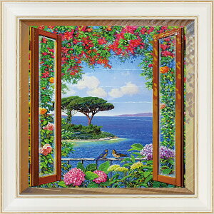 ユーパワー|YOU POWER 【アート額】アンドレア デル ミッシャー「コスタ スッラ メディタラニア」