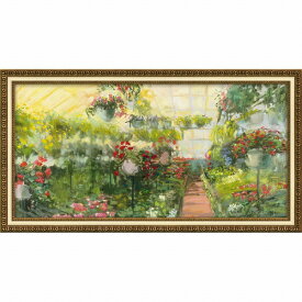 ユーパワー｜YOU POWER 【アート額】キャロル ローワン「グリーンハウス フワラーズ」