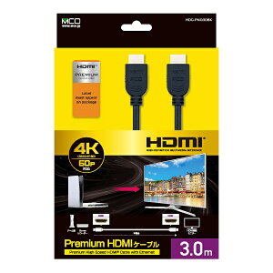 iJoVbNakabayashi HDCPM030BK 3m Premium HDMIP[u ubN [3m /HDMIHDMI /C[TlbgΉ]