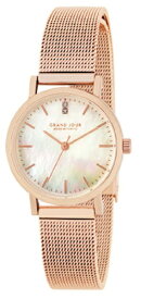 サンフレイム｜SUNFLAME ファッションウォッチ GRAND JOUR （グランジュール）MADE IN TOKYO　白蝶貝ダイヤル ピンクゴールド JGAF0010-PG [正規品]