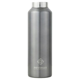REVOMAX｜レボマックス 炭酸対応真空断熱ボトル REVOMAX WITHOUT CAP 20oz［592ml/ワンタッチ］【水筒本体のみ・キャップ別売】 REVOMAX ガンメタル DWF-20015B-JP-CL [炭酸対応]