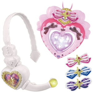 BANDAI|バンダイ キミとアイドルプリキュア♪ アイドルハートブローチ&アイドルハートインカムセット