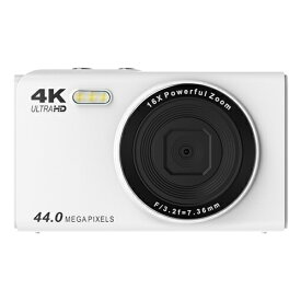 L&L ライブリーライフ｜LivelyLife デジタルカメラ 4400万画素 4K録画　32GBカード付 ホワイト
