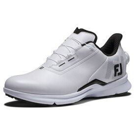 フットジョイ｜FootJoy メンズ ゴルフシューズ フューエル ボア ホワイト×ホワイト 55424 [メンズ /27.5cm /幅:Wide(3E相当)]