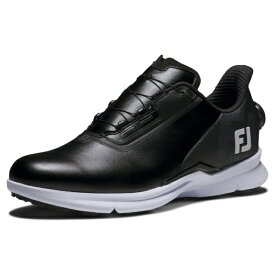 フットジョイ｜FootJoy メンズ ゴルフシューズ フューエル ボア ブラック×ホワイト 55425 [メンズ /26.0cm /幅:Wide(3E相当)]