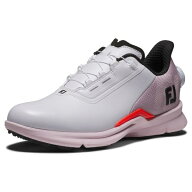 フットジョイ｜FootJoy レディース ゴルフシューズ フューエル ボア ホワイト×ピンク 93792 [レディース…