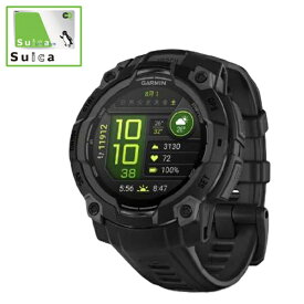 GARMIN｜ガーミン Instinct 3 AMOLED（インスティンクト スリー アモレッド）45mm GPSスマートウォッチ Black 010-02936-30【Suica対応】