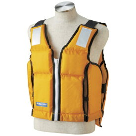 谷沢製作所｜TANIZAWA SEISAKUSHO 作業用救命衣（膨脹式及び呼気併用式以外のもの）（小型船舶兼用）ウエスト最大150cm イエロー FW3YLL 【メーカー直送・代金引換不可・時間指定・返品不可】