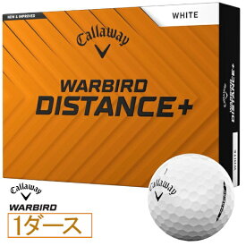 【エントリーで最大全額ポイント還元｜7/18迄】 キャロウェイ｜Callaway ゴルフボール WARBIRD ウォーバード ディスタンス + ホワイト [12球（1ダース）]