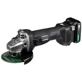 HiKOKI｜ハイコーキ HiKOKI コードレスディスクグラインダ 10．8V ブレーキ付 100mm セット品 ストロングブラック仕様