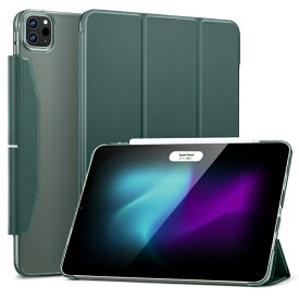 イーエスアール｜ESR 11インチiPad Pro（M5/M4）用 三つ折りケース ESR Ascend Trifold iPad Pro 11 M4 フォレストグリーン