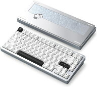 WOBKEY｜ウォブキー キーボード Rainy 75 Pro系モデル(Cocoa・英語配列) シルバー PR75CSIL [有線・ワイ…