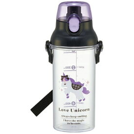 Skater｜スケーター 健康クリアマーカーボトル480ml　ラブユニコーン PSB5TRC