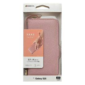 ラスタバナナ｜RastaBanana Galaxy S25 ハンドストラップ付き手帳型ケース ライトピンク 8741GS25BHSLPK
