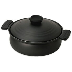 パール金属｜PEARL METAL 軽量ふっ素加工IH対応土鍋風卓上鍋20cm ブラック HC-464