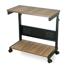 レメックスジャパン｜Remex Japan 上下昇降パソコンワゴン [W300xD600xH600〜800mm] サイドオープンタイプ 木目 PJC-6001-WD