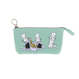 サンスター文具｜sun-star 【限定】刺繍ポーチ 11ぴきのねこ あほうどり S2221241