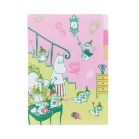 サンスター文具｜sun-star 【限定】クリアファイル A5 3P MOOMIN 80 おへや S2172984