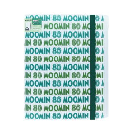 サンスター文具｜sun-star 【限定】ゴムバンド付クリアファイル 5P+F MOOMIN 80 ロゴ S2173018