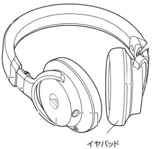 �I�[�f�B�I�e�N�j�J�baudio-technica �C���[�p�b�h 1�y�A �u���b�N HP-AR5BK