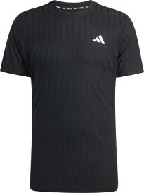 アディダス｜adidas メンズ テニス クライマクール+ AIRCHILL フリーリフト半袖Tシャツ ブラック KWH35 [メンズ /XLサイズ]