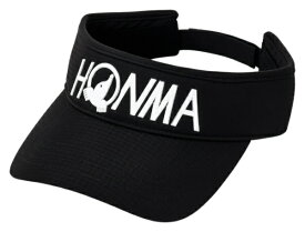 本間ゴルフ｜HONMA GOLF 男女兼用 プロツアー バイザー ブラック 536-735651 [ユニセックス /フリーサイズ：55〜57cm]【返品交換不可】