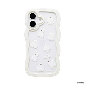 HAMEE｜ハミィ [iPhone 16専用]ディズニーキャラクター うねうねケース ホワイト/ベイマックス 661-989081