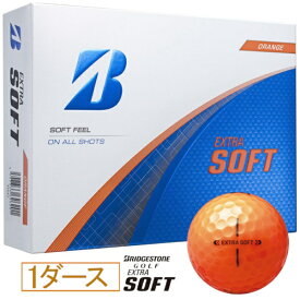 ブリヂストン｜BRIDGESTONE ゴルフボール EXTRA SOFT エクストラ ソフト オレンジ X5OXJ [12球（1ダース）]