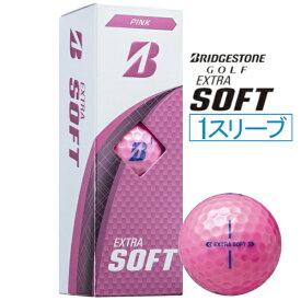 ブリヂストン｜BRIDGESTONE ゴルフボール EXTRA SOFT エクストラ ソフト ピンク X5PXJ [3球（1スリーブ）]