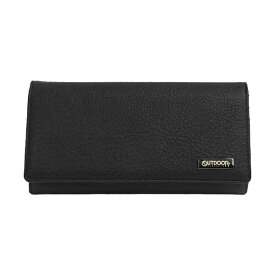 ファインプラス｜FINE PLUS メタルプレート エイジング合皮 長財布 OUTDOOR PRODUCTS BLACK 22469100