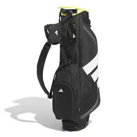 アディダス｜adidas メンズ アディゼロ スタンド キャディバッグ Black×Pure Sulfur KVH36 [27×24×87cm /3分割]