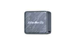 AVERMEDIA｜アバーメディア 〔ビデオキャプチャー〕充電・映像出力・USBハブ Live GENERATOR POCKET ポケットキャプチャー ブラック GC313PBK