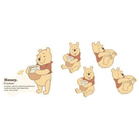 グルマンディーズ｜gourmandise モバイルステッカーセット ディズニーキャラクター くまのプーさん DNG-230PO