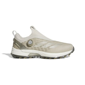 アディダス｜adidas メンズ ゴルフシューズ アディゼロ ゼッドジー 25 ボア アルミナ×メタリック×ベージュ NLK60 [メンズ /27.5cm /幅:2E]