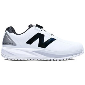 【エントリーで最大全額ポイント還元｜7/18迄】 ニューバランス｜New Balance ゴルフシューズ FuelCell 1001 v5 BOA White with grey UGB1001 [ユニセックス /27.5cm /幅:2E]