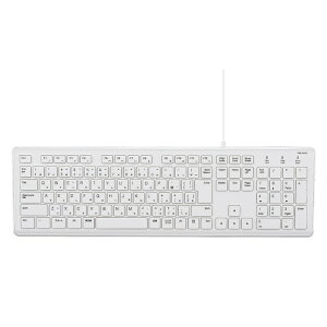 �i�J�o���V�bNakabayashi �L�[�{�[�h ���É�(Windows11�Ή�) �z���C�g FKB-U250W [�L�� /USB]
