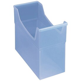 ライオン事務器｜LION フリーボックス A4判横型 透明ブルー FB-135PTB 【メーカー直送・代金引換不可・時間指定・返品不可】