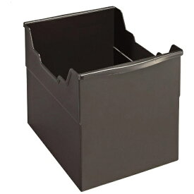 ライオン事務器｜LION フリーボックス A4判横型 ブラック FB-235PBK 【メーカー直送・代金引換不可・時間指定・返品不可】