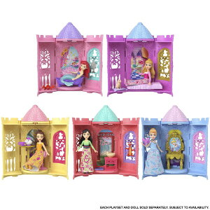マテル|Mattel JBL46 ディズニープリンセス かさねるおしろシリーズ!プリンセスとちいさなおへや【単品】