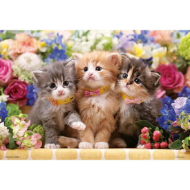 ビバリー｜BEVERLY ジグソーパズル 300-139 仔猫たちの花時間