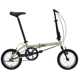 【エントリーで最大全額ポイント還元｜7/18迄】 DAHON｜ダホン 折りたたみ自転車 Farout ファーラウト Matt Sand FOT140 [14インチ]【キャンセル・返品不可】 【代金引換配送不可】
