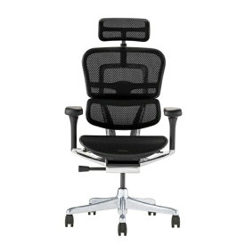 エルゴヒューマン｜Ergohuman チェア [W700xD665xH1150〜1315mm] PRO2 High Type[ブラックフレーム] ブラック 445406 EHP2-HAM-DR-BF-BK