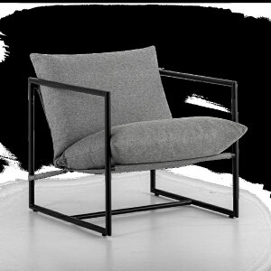 ZINUS�b�W�k�X ���E���W�`�F�A AIDAN�i�� W78×D82×H89.3cm�j ���C�g�O���[ ZJ-AIDAN-LG