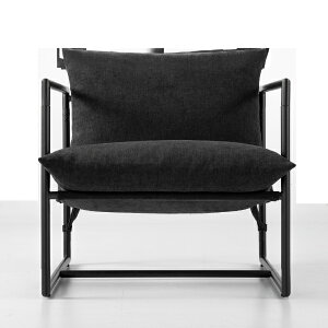 ZINUS�b�W�k�X ���E���W�`�F�A AIDAN�i�� W78×D82×H89.3cm�j �u���b�N ZJ-AIDAN-BK
