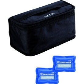 アスベル｜ASVEL 2段用保冷ランチバッグ（保冷剤付） ブラック A3165