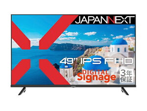 yGg[Ń|Cgő3{b12/1z JAPANNEXTbWplNXg PCj^[ 3Nۏ JN-IPS49F-U-H3 [49^ /tHD(1920×1080) /Ch /60Hz]