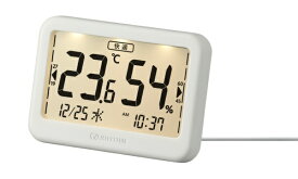 RHYTHM｜リズム時計 置き時計 COMFOMETER ライトグレー 9YYA46RH08